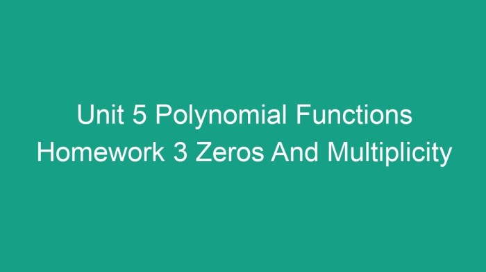 Unit 5 polynomial functions homework 1