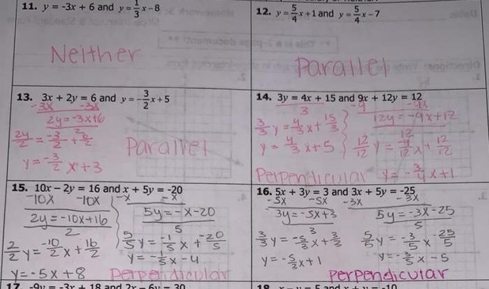 Unit 3 homework 3 proving lines parallel answer key