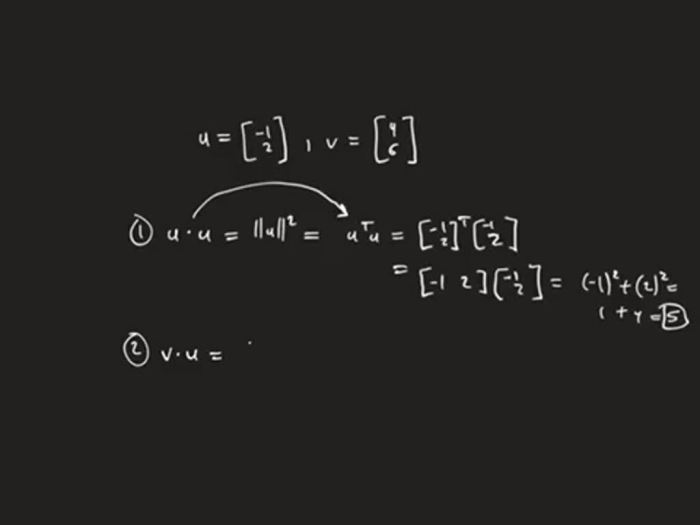 Compute the quantities in exercises 1 8 using the vectors