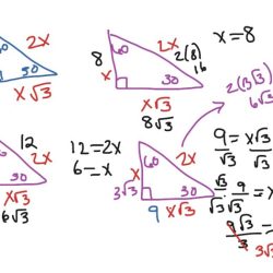 Special right triangles 30 60 90 worksheet answers