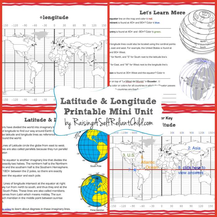 Geography skills activity 4 latitude and longitude answers